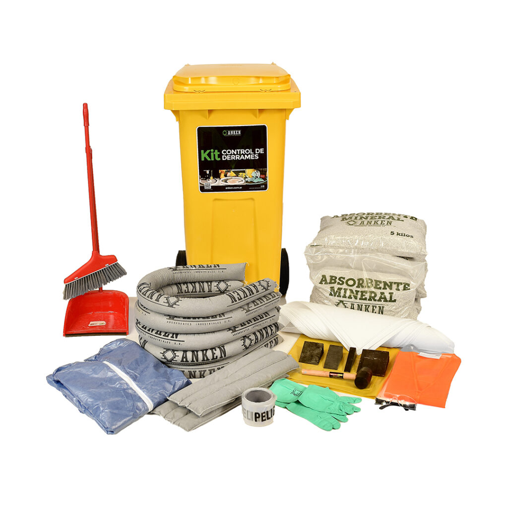 Kit Para Control De Derrames De Lts Anken